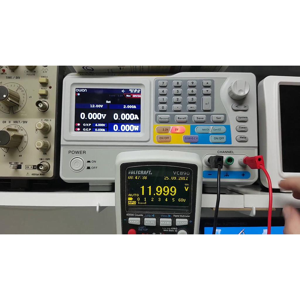 Đánh giá kỹ thuật: Hiệu chuẩn nguồn lập trình DC OWON