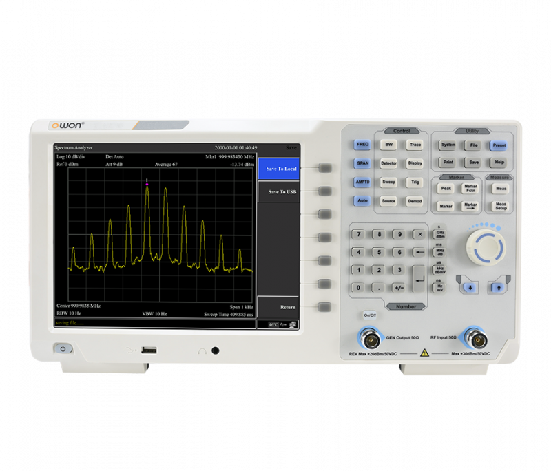 Đánh giá kỹ thuật máy phân tích phổ OWON XSA1036TG (9kHz~3.6GHz)