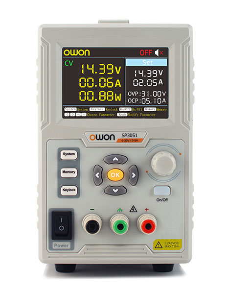 Đánh giá chi tiết nguồn DC OWON SP3051 (0 - 30V / 0 - 5A)