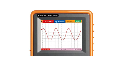 Đánh giá kỹ thuật màn hình màu 3.7'' cho máy hiện sóng HDS1021M của OWON