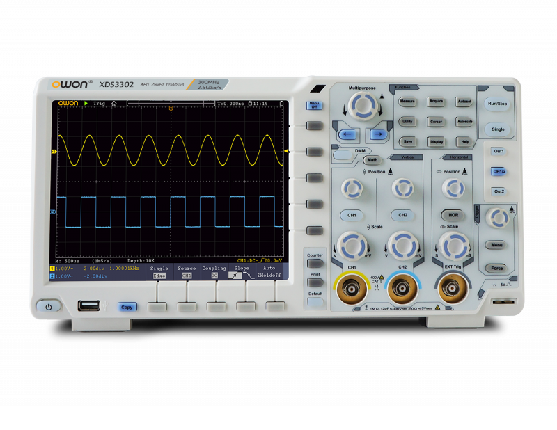 Đánh giá kỹ thuật máy hiện sóng số OWON XDS3202A (200MHz, 2 kênh +1)