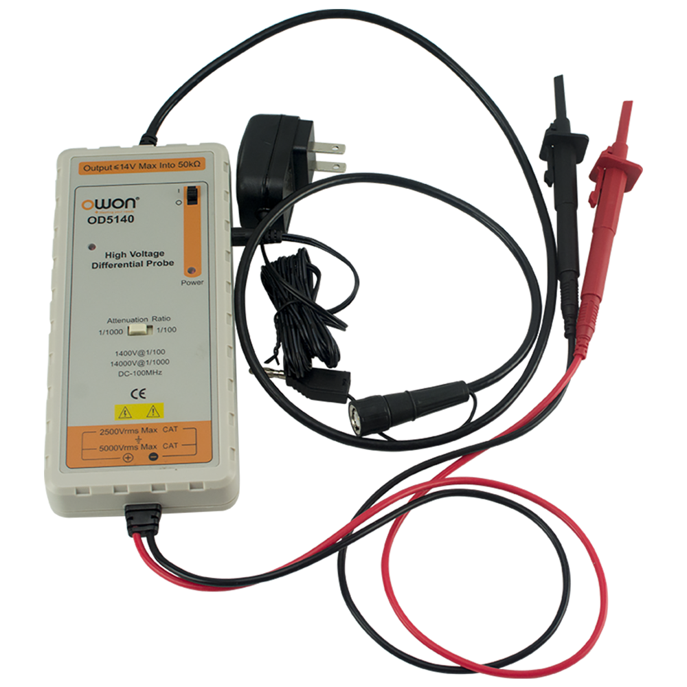So sánh kỹ thuật đầu dò điện áp cao OWON OD5140 và túi đựng Owon dòng VDS