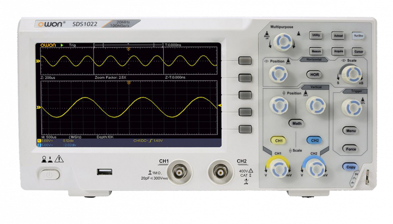 Đánh giá chuyên sâu máy hiện sóng số OWON SDS1022: Giải pháp tối ưu cho kỹ sư và nhà thiết kế